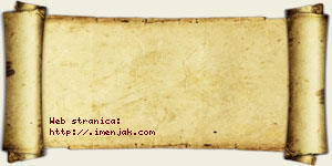 Gala Trnavac vizit kartica